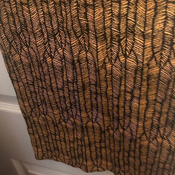 Niki Biki Orange and Black Patterned Tank Top - Picture 4 of 6